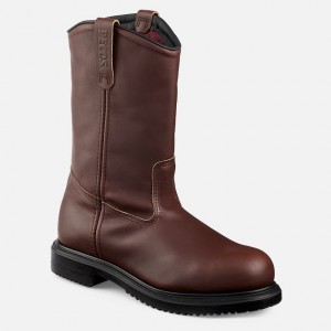 Red Wing 11-inch Insulated Safety Toe Pull-On Boot Negros | PVQW-72153