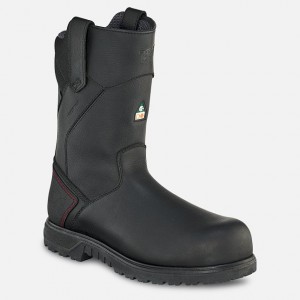 Red Wing 11-inch Waterproof, Insulated, CSA Safety Toe Pull-On Boot Black-Gray | CARU-17684