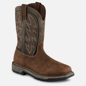 Red Wing 11-inch Waterproof, Safety Toe Pull-On Boot Azules | JASY-69478