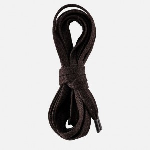 Red Wing 48-inch Flat Waxed Lace in Brown Waxed Cotton | ZWNG-29130
