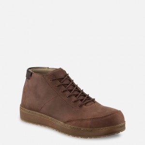 Red Wing 5-inch Safety Toe Chukka Marrom | LDRV-03216