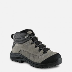 Red Wing 5-inch Waterproof Safety Toe Boot Black-Tan Fleck | ASBH-93461