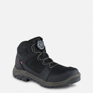 Red Wing 5-inch Waterproof Safety Toe Hiker Boot Black-Gray | PMAS-60178