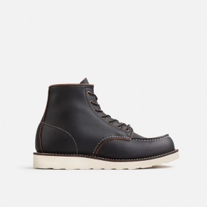 Red Wing 6-Inch Boot in Black Prairie Leather | NMDF-30897