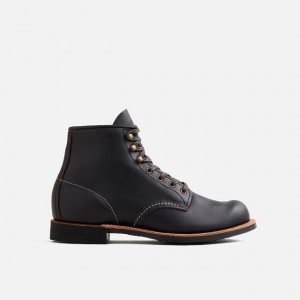 Red Wing 6-Inch Boot in Black Prairie Leather | EOAT-09728