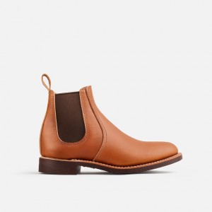 Red Wing 6-inch Chelsea Short Boot in Pecan Boundary Leather | TPKI-10584