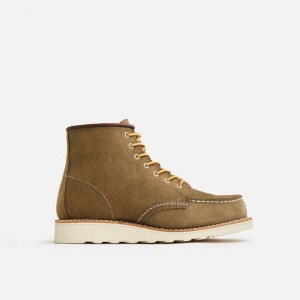 Red Wing 6-inch Classic Short Boot in Olive Mohave Leather | LKMB-09627