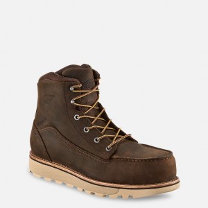 Red Wing 6-inch Impermeables, Insulated Seguridad Puntera Boot Tan | OVDZ-84013