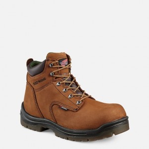 Red Wing 6-inch Insulated, Waterproof Safety Toe Boot Marrom | RXZA-73058
