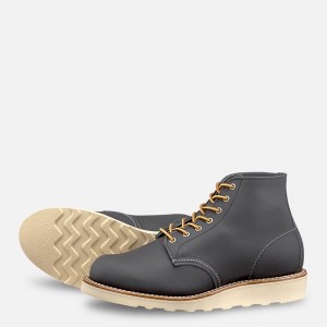 Red Wing 6-inch Round Short Boot in Stone Bluff Leather | JYQD-60371