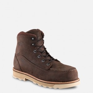 Red Wing 6-inch Safety Toe Boot Tan | SDNA-13826