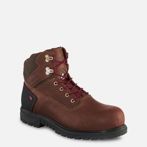 Red Wing 6-inch Waterproof CSA Safety Toe Boot Black-Gray | CKBR-43561