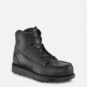 Red Wing 6-inch Waterproof Safety Toe Boot Negros | UKMH-49053