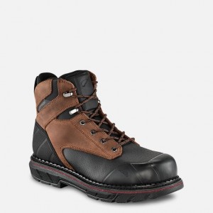 Red Wing 6-inch Waterproof Safety Toe Boot Negros | GPAY-81470