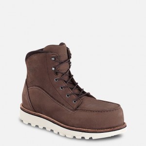 Red Wing 6-inch Waterproof Safety Toe Boot Crepe | VNRG-27398