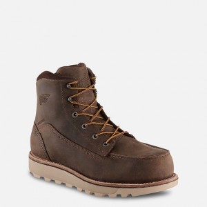 Red Wing 6-inch Waterproof Safety Toe Boot Tan | SDRN-16597