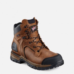 Red Wing 6-inch Waterproof Safety Toe Boot Rojos | HMXR-95208