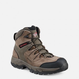 Red Wing 6-inch Waterproof Safety Toe Hiker Boot Gray | GBZU-47086