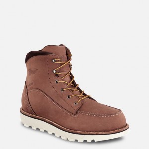 Red Wing 6-inch Waterproof Soft Toe Boot Crepe | EYFZ-98106