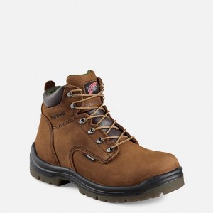 Red Wing 6-inch Waterproof Soft Toe Boot Marrom | FEMI-26948