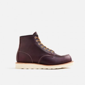 Red Wing 6-inch boot in Black Cherry Excalibur Leather | JEZG-26957
