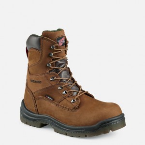 Red Wing 8-inch Insulated, Waterproof Safety Toe Boot Marrom | PMQC-14795