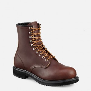 Red Wing 8-inch Safety Toe Boot Negros | PFWJ-42619