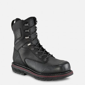 Red Wing 8-inch Waterproof Safety Toe Boot Negros | IGNX-57629