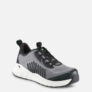 Red Wing CSA Safety Toe Athletic Shoe Black-TanFleck | BPRS-73051