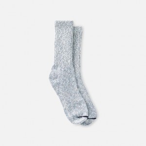 Red Wing Cotton Blend Ragg Crew Socks in Carolina Blue/Navy/White Cotton Blend | LICP-76851