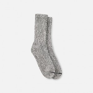 Red Wing Cotton Blend Ragg Crew Socks in Black/White Cotton Blend | DUYJ-53146