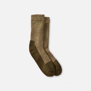 Red Wing Deep Toe-Capped Crew Sock in Olive | OYVM-10753