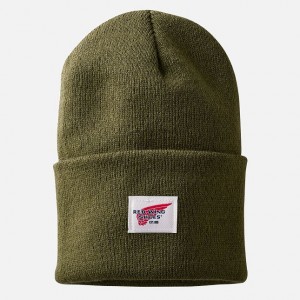 Red Wing Knit Watch Hat in Green | LMXI-94832