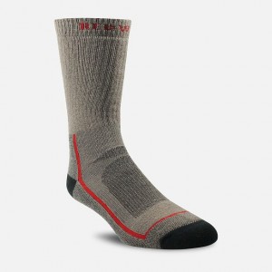 Red Wing Merino Wool Blend Crew Sock in Brown | XUSB-71985