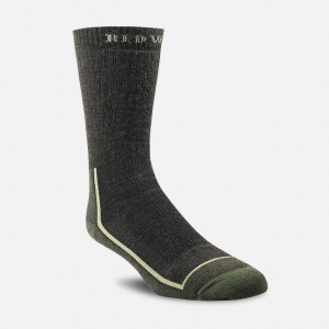 Red Wing Merino Wool Blend Crew Sock in Charcoal | BYTP-36917