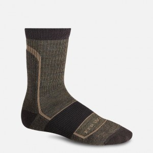 Red Wing Merino Wool Blend Crew Sock in Brown | ARKD-72695