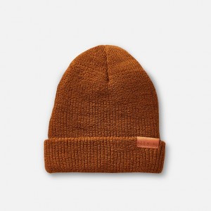 Red Wing Merino Wool Knit Hat in Copper | HFIA-78126