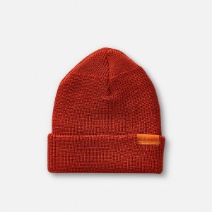 Red Wing Merino Wool Knit Hat in Rust | IYEP-74905