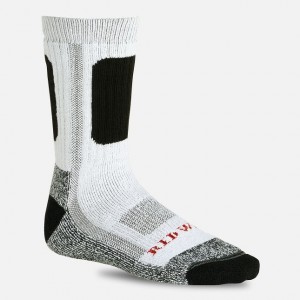 Red Wing Performance Crew Sock in White | PFCS-82134