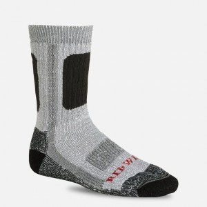 Red Wing Performance Crew Work Sock in Black | FASC-15083