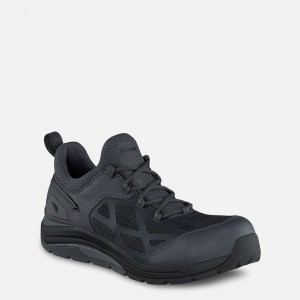 Red Wing Safety Toe Athletic Work Shoe Black-Charcoal | FHZC-03674