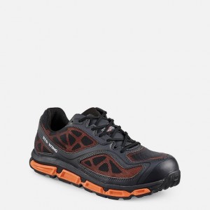 Red Wing Safety Toe Athletic Work Shoe Negros | DZKJ-34796