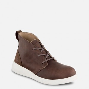 Red Wing Safety Toe Chukka Blancos | LBKZ-05246