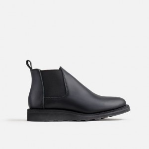 Red Wing Short Boot in Black Chapparal Leather | GDMV-28941