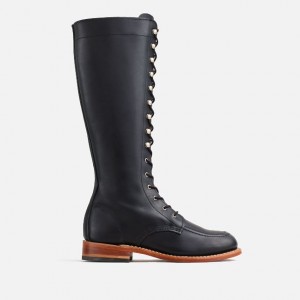 Red Wing Tall Boot in Black Boundary Leather | WTLA-53218