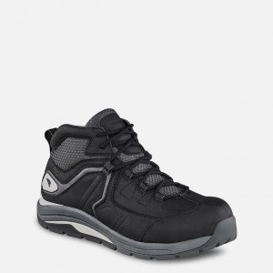 Red Wing Waterproof Safety Toe Athletic Work Shoe Black-Charcoal | RNXT-79810